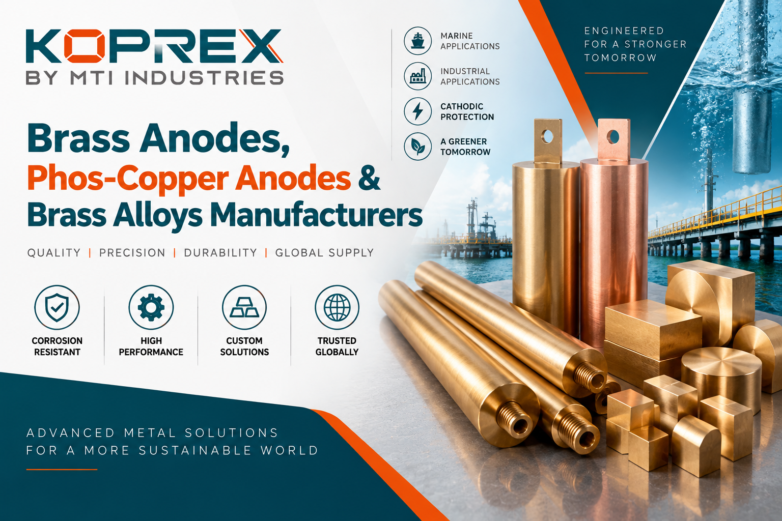 Brass Anodes, Phos-Copper Anodes & Brass Alloys Manufacturers
